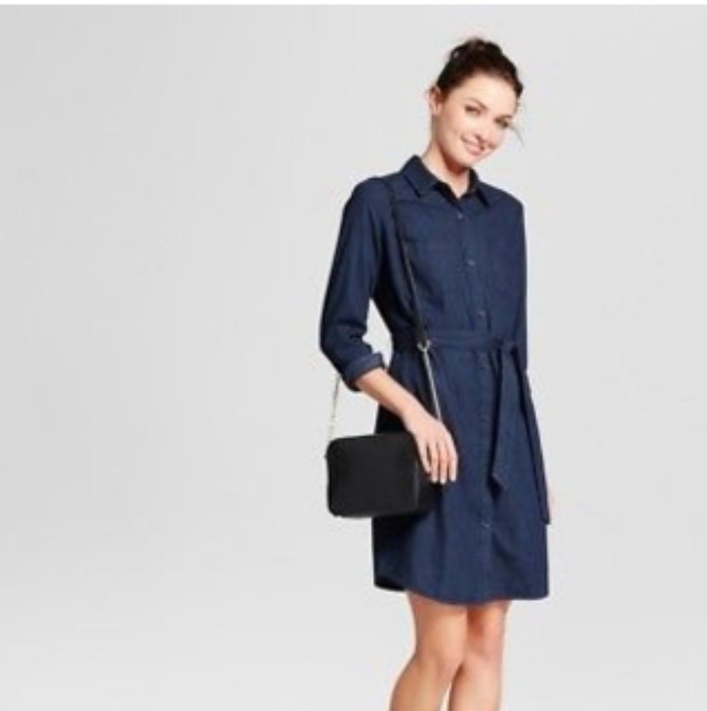 Denim shirtdress by a-new-day